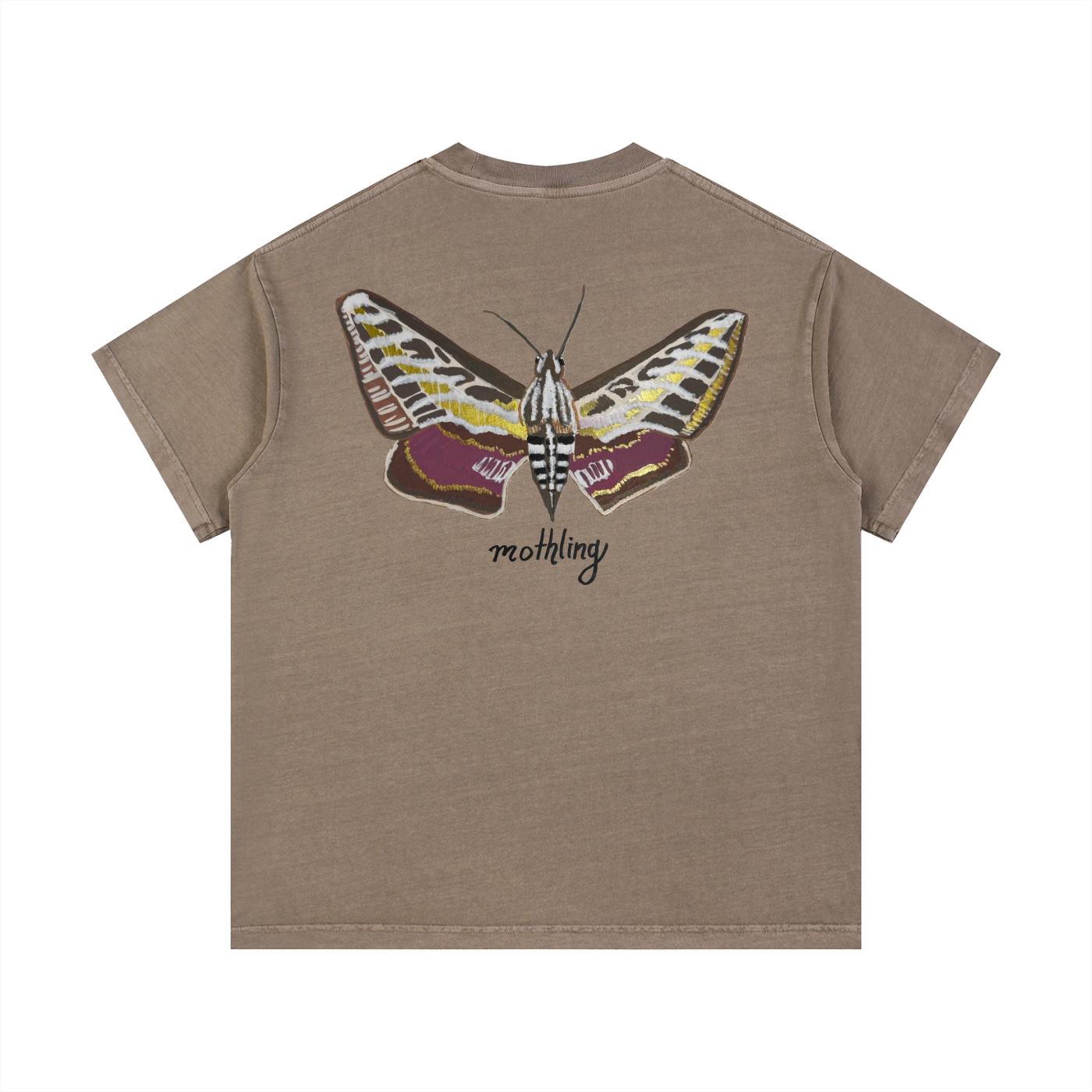 Vintage Wash Mothling T-Shirt (100% Cotton)