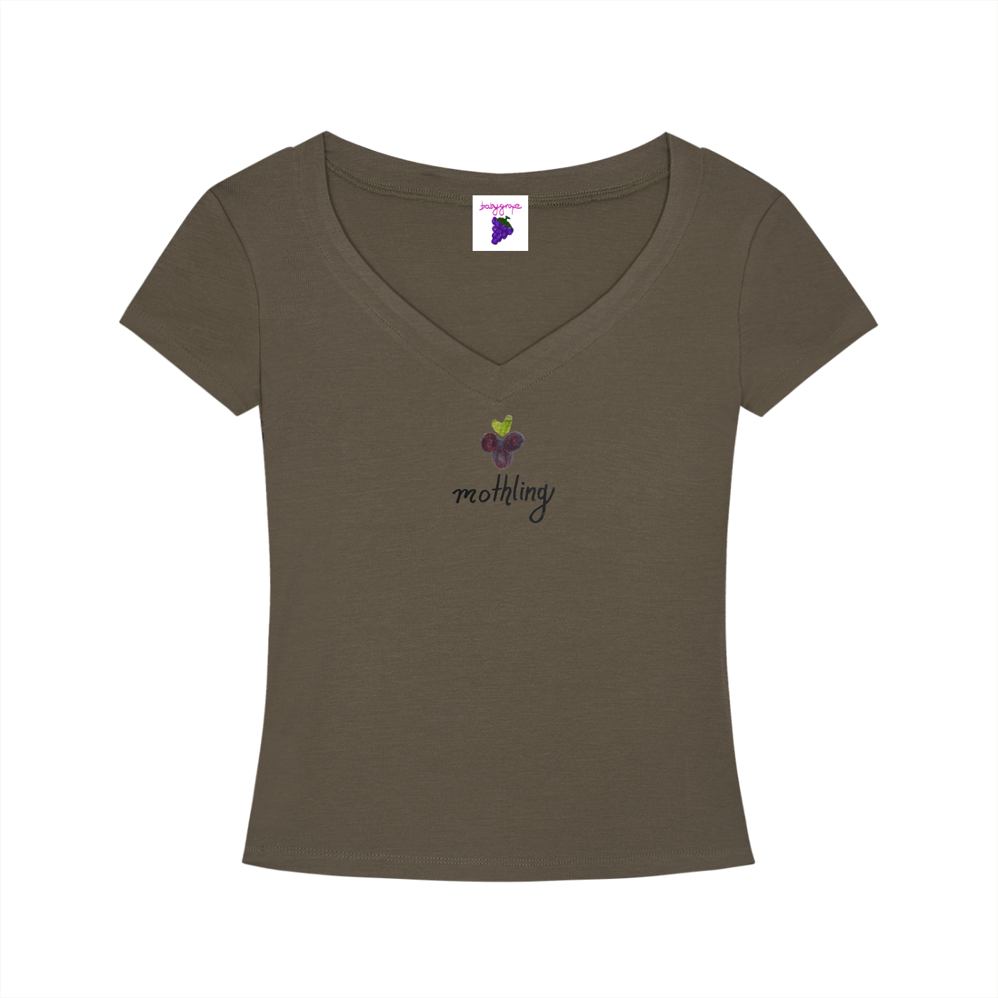 Slim Fit V-Neck Mothling Top