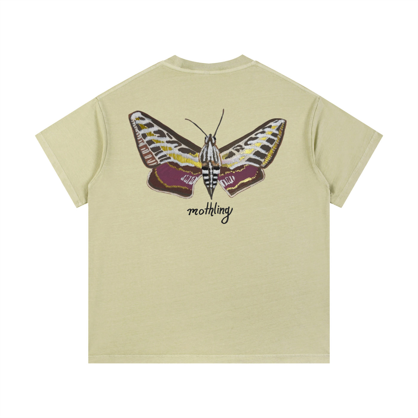 Vintage Wash Mothling T-Shirt (100% Cotton)