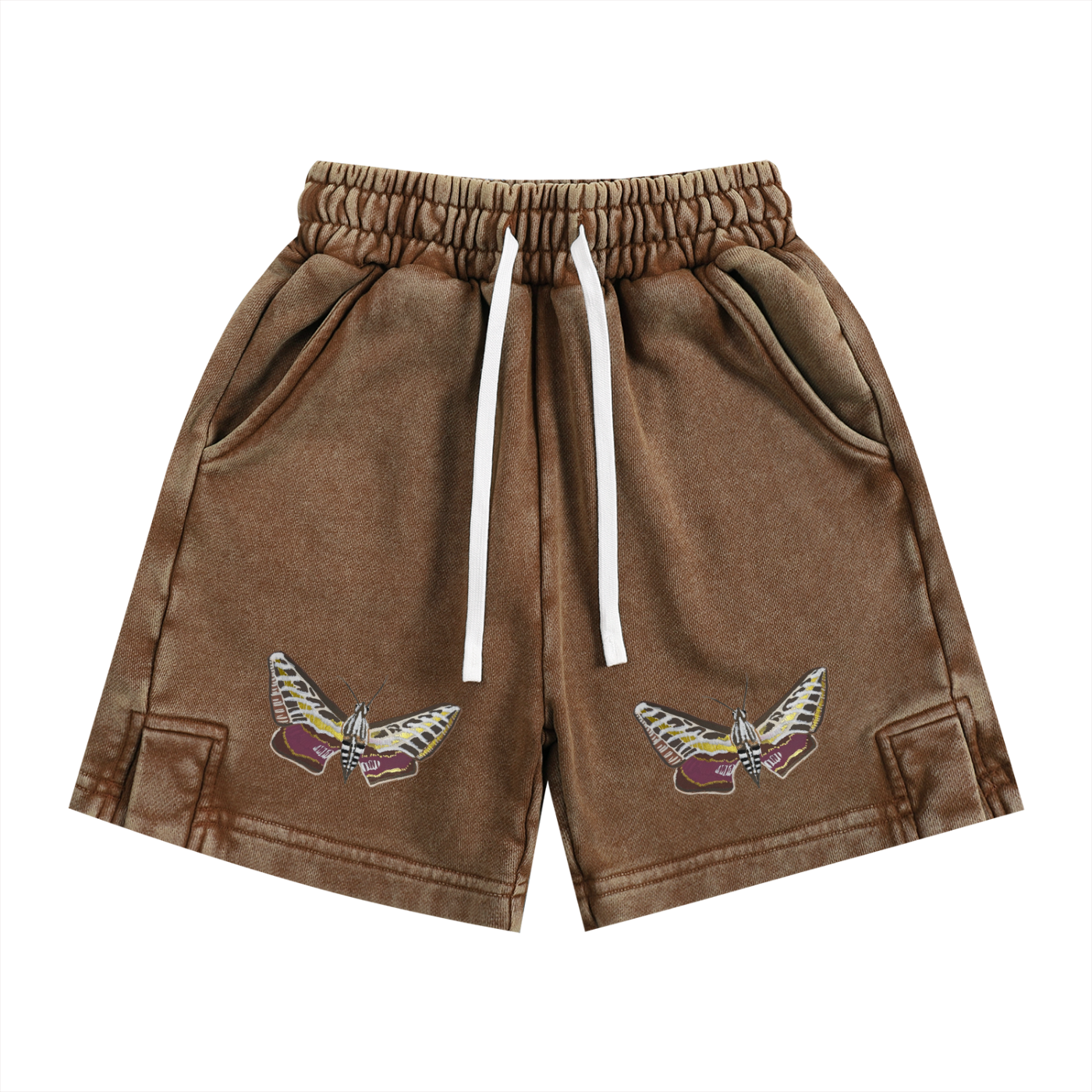 Kids' Snow Washed Mothling Shorts (100% Cotton)