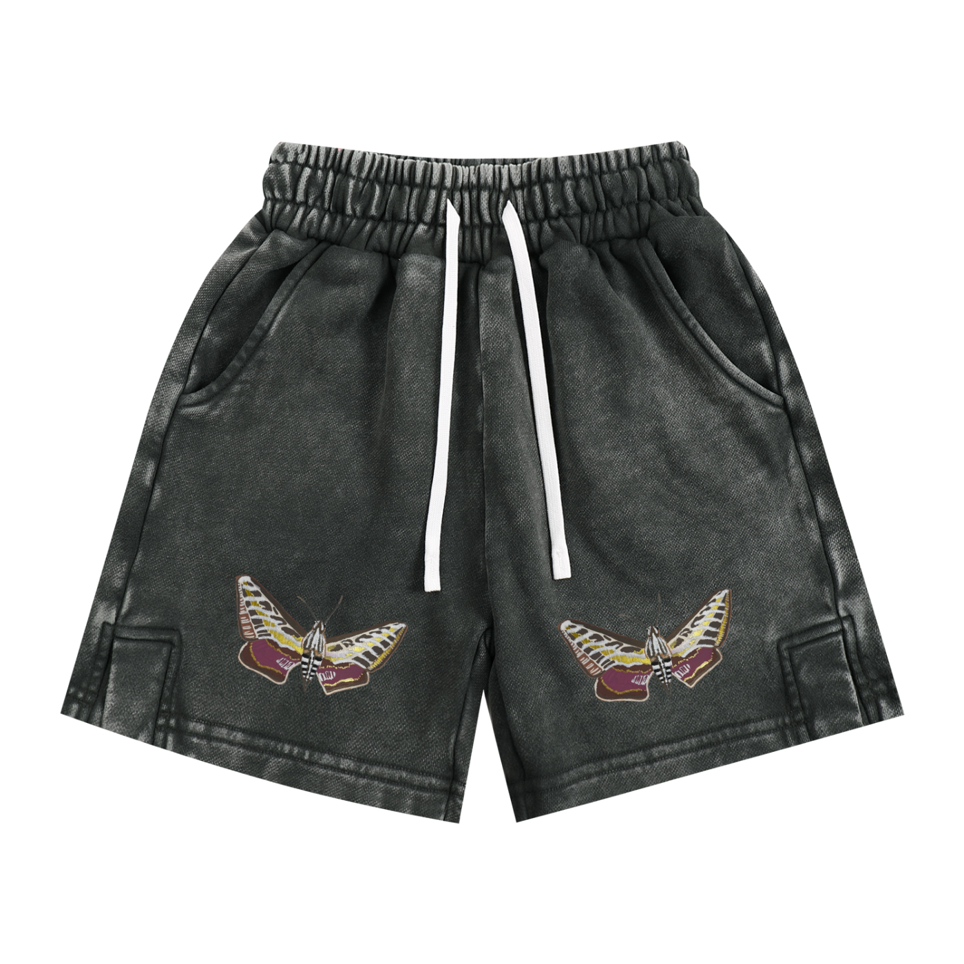 Kids' Snow Washed Mothling Shorts (100% Cotton)
